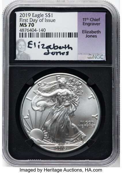 2019 $1  Silver Eagle MS thumbnail 16