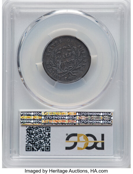 1800 1/2c MS BN F12 BN thumbnail 2