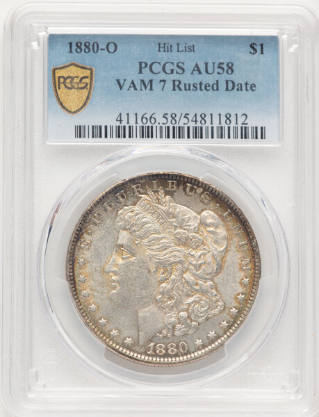1880-O $1  Pitted Date, VAM-7  MS thumbnail 6