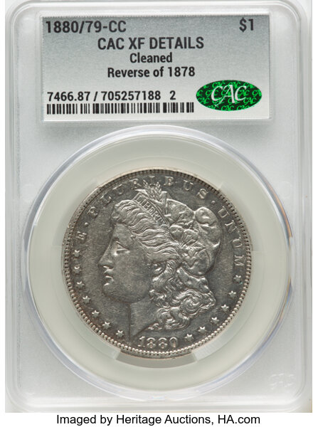 1880/79-CC $1  Reverse of 1878, VAM-4 MS thumbnail 8