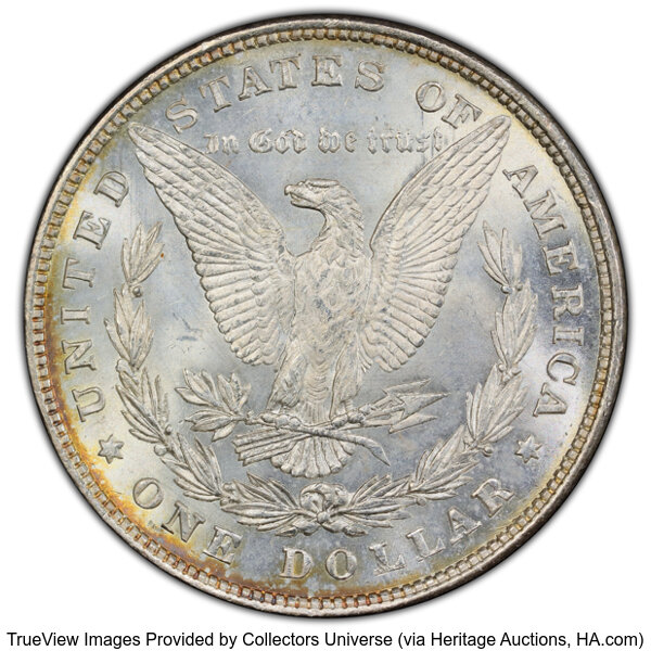 1878 8TF Pierced Eyelid One Dollar VAM 6 MS Values | Greysheet