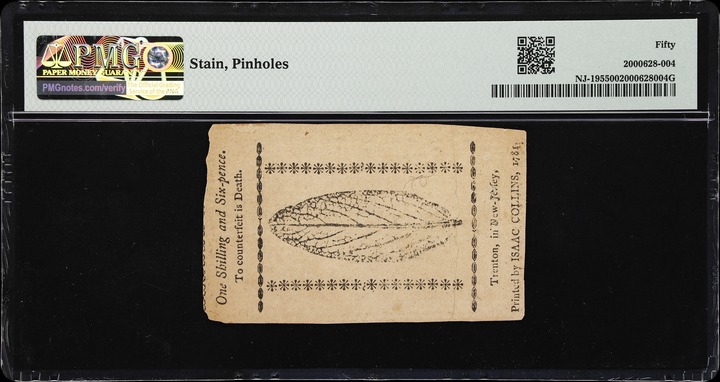 Jan 9, 1781 1s6d New Jersey (Fr. NJ195) thumbnail 3