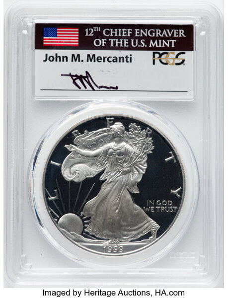 1999-P $1  Silver Eagle PR DCAM thumbnail 11