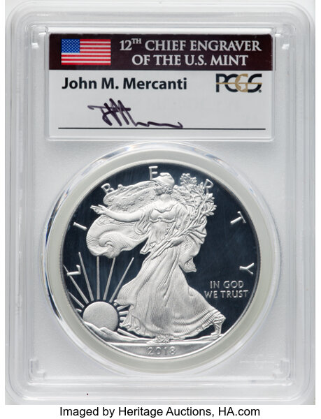 2018-W $1  Silver Eagle PR DCAM PR70 DCAM CAC thumbnail 25