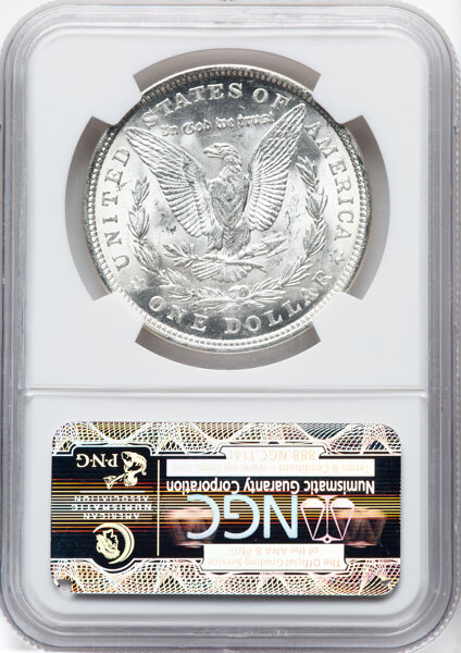 1921 $1  Morgan, Pitted Reverse, VAM-41A AU50 thumbnail 18