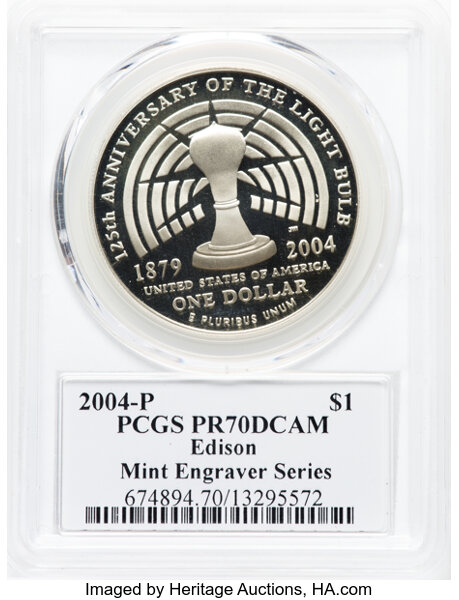 2004-P S$1 Thomas Alva Edison PR DCAM OGP thumbnail 2
