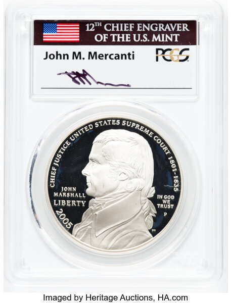 Image for 2005-P S$1 Chief Justice John Marshall PR DCAM OGP