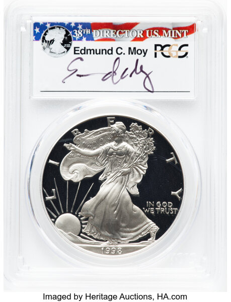 1998-P $1  Silver Eagle PR DCAM PR64 DCAM thumbnail 18