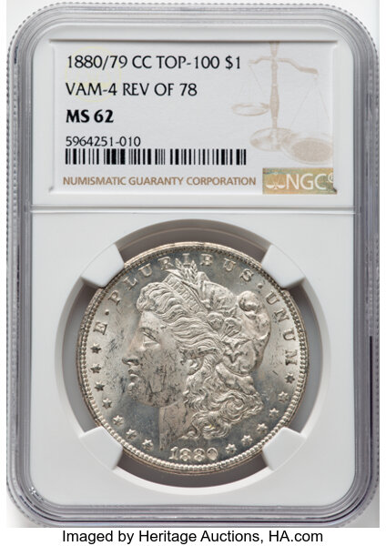 1880/79-CC $1  Reverse of 1878, VAM-4 MS thumbnail 7
