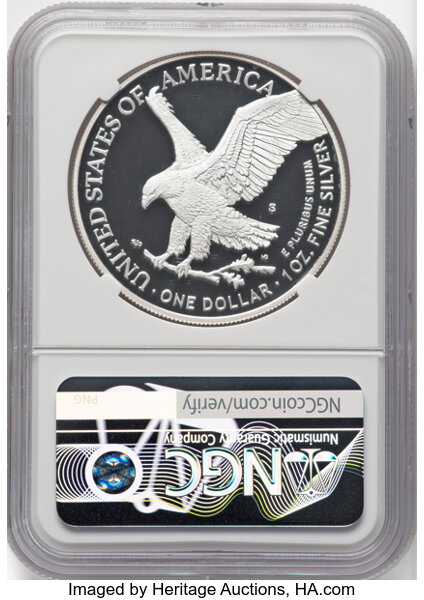2022-S $1  Silver Eagle PR DCAM PR70 DCAM thumbnail 24