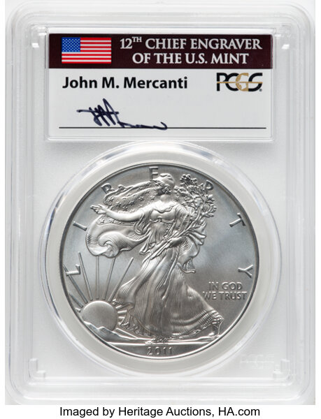 2011-W $1  Silver Eagle, Burnished, 25th Anniversary OGP thumbnail 11