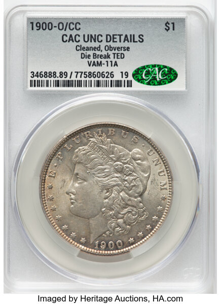 1900 O/CC One Dollar MS Values | Greysheet