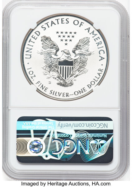 2019-S $1  Silver Eagle, Enhanced Reverse Proof PR70 thumbnail 22