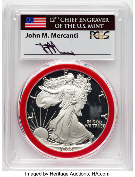 1988-S $1  Silver Eagle PR DCAM thumbnail 9