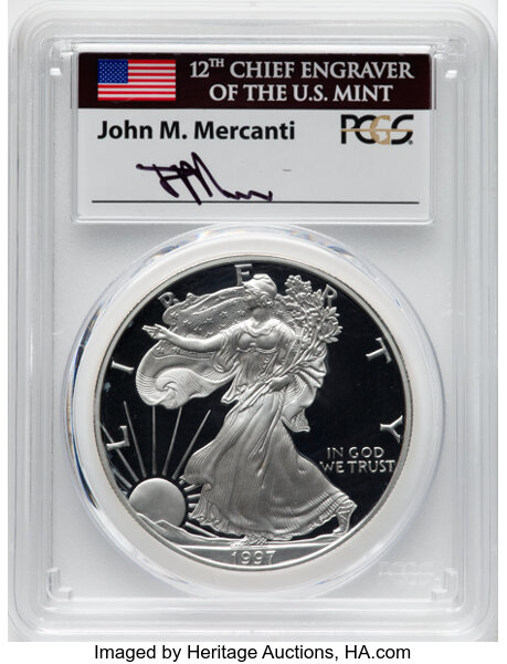 1997-P $1  Silver Eagle PR DCAM thumbnail 12