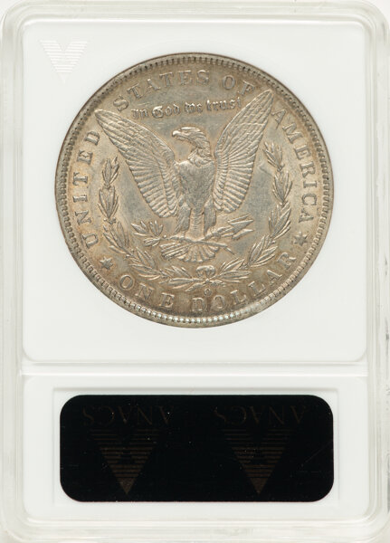 1886-O $1  Clashed Reverse BER, VAM-1A1 AU58 thumbnail 2