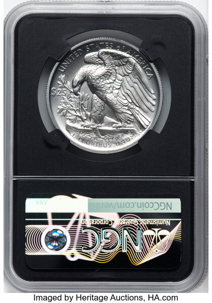 2020-W $25  Palladium Eagle, Burnished MS68 thumbnail 8