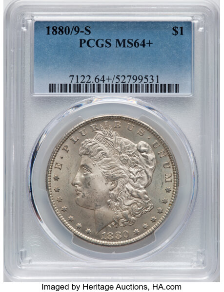 1880/9-S $1  Overdate, VAM-11 MS thumbnail 9