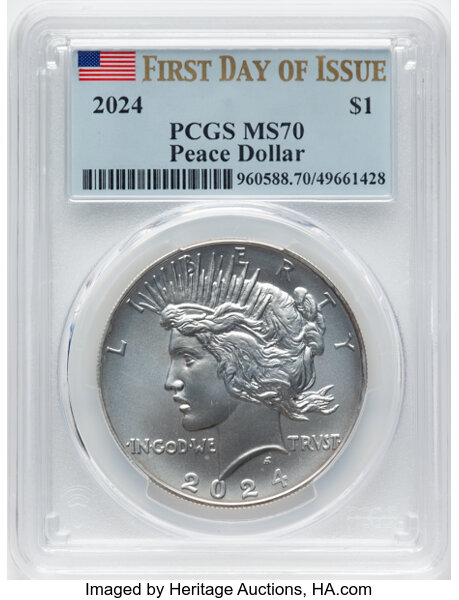 2024 S$1 Peace MS70 thumbnail 23