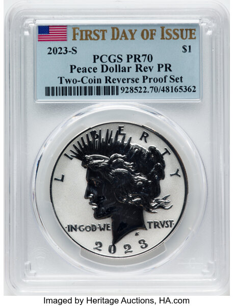 2023-S S$1  Peace, Reverse Proof PR64 thumbnail 16