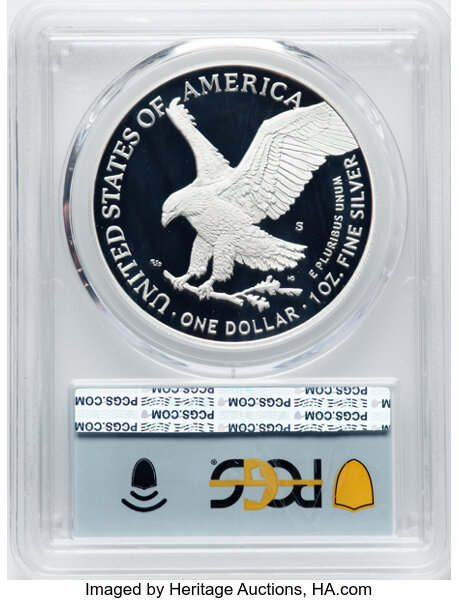 2025-S $1  Silver Eagle PR DCAM PR64 DCAM thumbnail 4