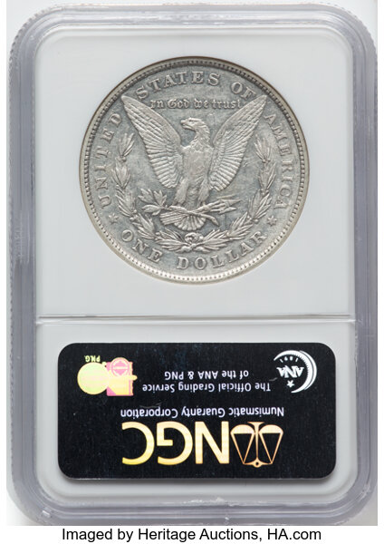 1878 8TF $1  Cracked Bonnet, VAM-14.10 MS thumbnail 9