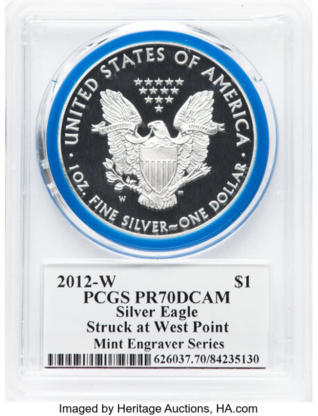 2012-W $1  Silver Eagle PR DCAM PR70 DCAM thumbnail 22