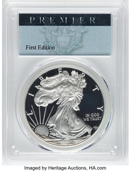 2017-S $1  Silver Eagle PR DCAM PR70 DCAM thumbnail 5
