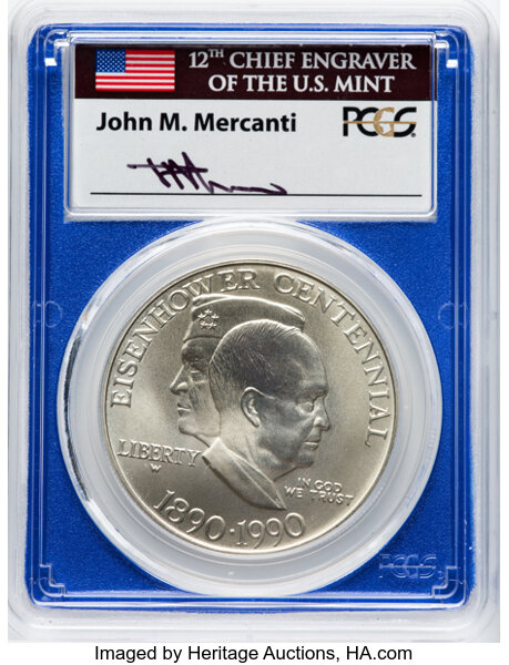 Image for 1990-W S$1 Eisenhower Centennial OGP