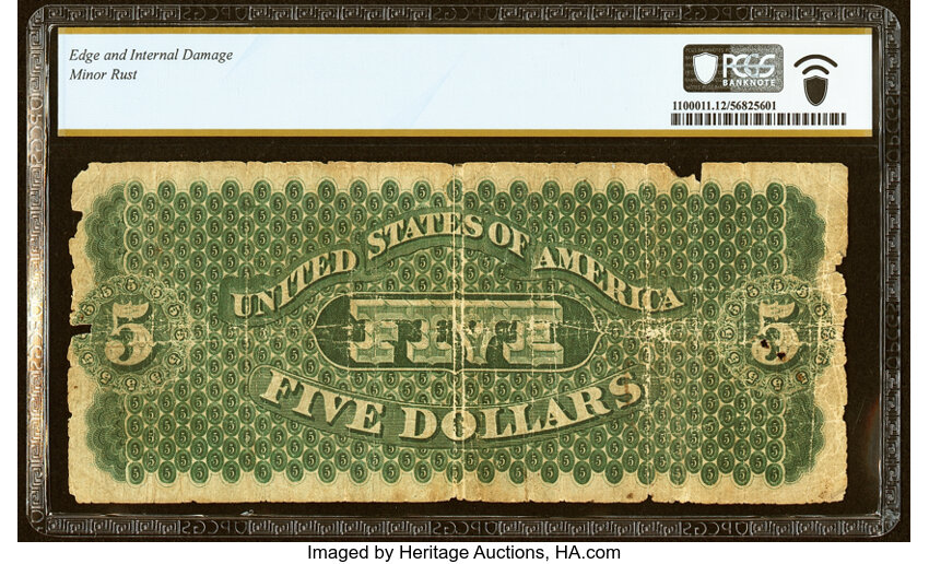 1861 $5  (Fr. 2) thumbnail 14