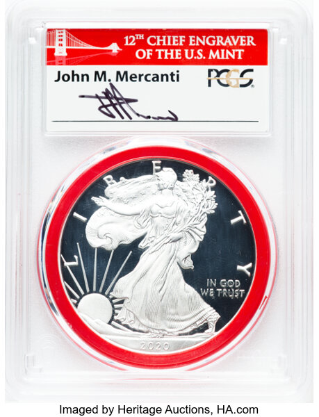 2020-S $1  Silver Eagle PR DCAM PR64 DCAM thumbnail 19