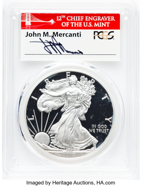 2017-S $1  Silver Eagle PR DCAM PR70 DCAM thumbnail 21