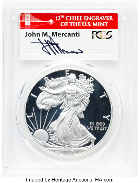 2017-S $1  Silver Eagle PR DCAM PR70 DCAM thumbnail 13