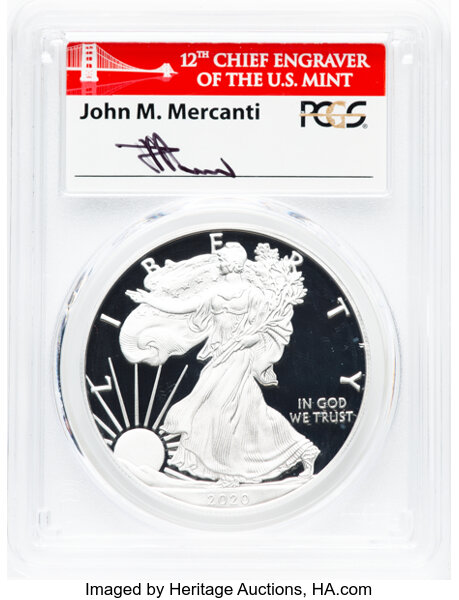 2020-S $1  Silver Eagle PR DCAM PR64 DCAM thumbnail 21