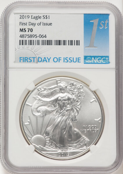 2019 $1  Silver Eagle MS thumbnail 13