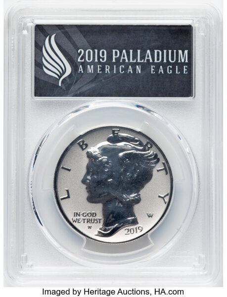 2019-W $25  Palladium Eagle, Reverse Proof PR67 thumbnail 25