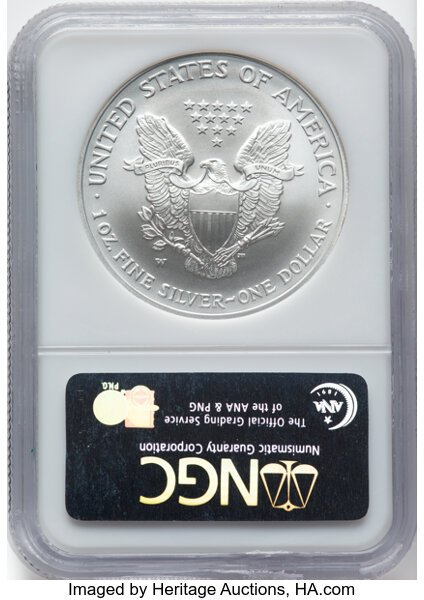 2007-W $1  Silver Eagle, Burnished OGP thumbnail 22