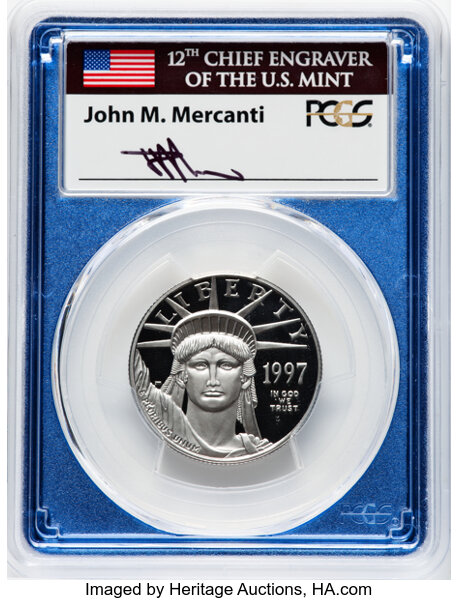 Image for 1997-W P$50  Platinum Eagle PR DCAM PR70 DCAM
