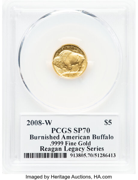 2008-W $5  Gold Eagle PR DCAM PR70 DCAM thumbnail 6