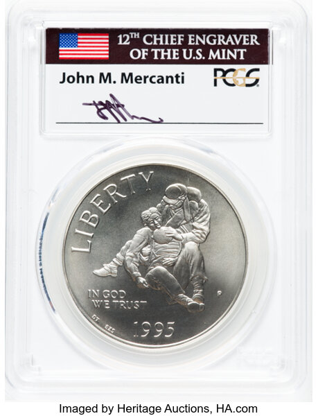 1995-P S$1 Civil War Battlefield Preservation MS thumbnail 4