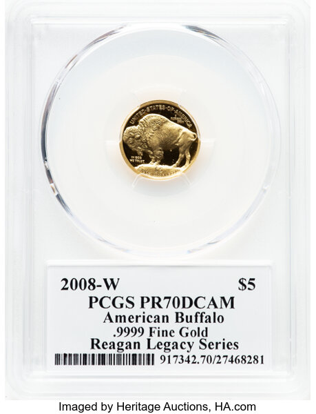 2008-W $5  Gold Eagle PR DCAM PR70 DCAM thumbnail 8