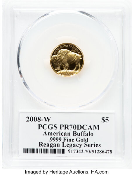2008-W $5  Gold Eagle PR DCAM PR70 DCAM thumbnail 4