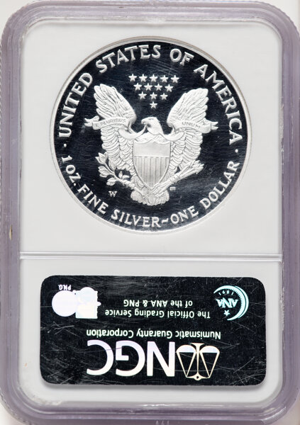 2007-W $1  Silver Eagle PR DCAM PR68 DCAM CAC thumbnail 8