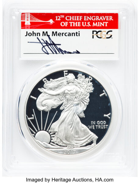 2017-S $1  Silver Eagle PR DCAM PR70 DCAM thumbnail 7