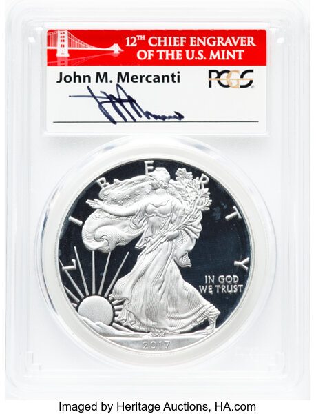 2017-S $1  Silver Eagle PR DCAM PR70 DCAM thumbnail 15