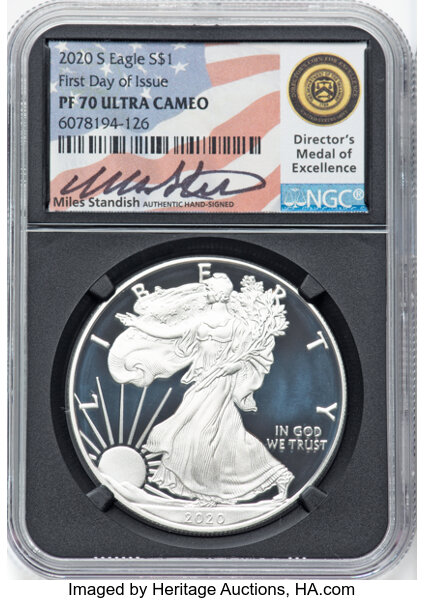 2020-S $1  Silver Eagle PR DCAM PR69 DCAM thumbnail 23