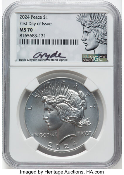 2024 S$1 Peace MS66 thumbnail 23