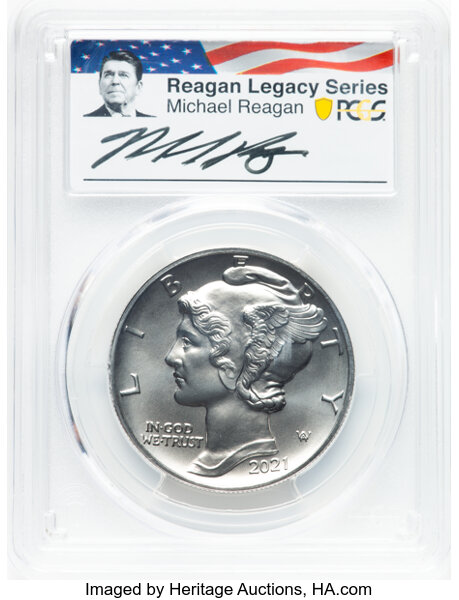 2021-(P) $25  Palladium Eagle MS68 thumbnail 3