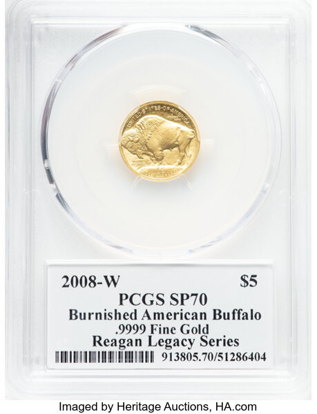 2008-W $5  Gold Eagle PR DCAM PR70 DCAM thumbnail 2