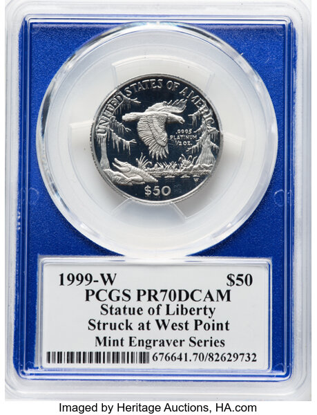 1999-W P$50  Platinum Eagle PR DCAM PR66 DCAM thumbnail 24